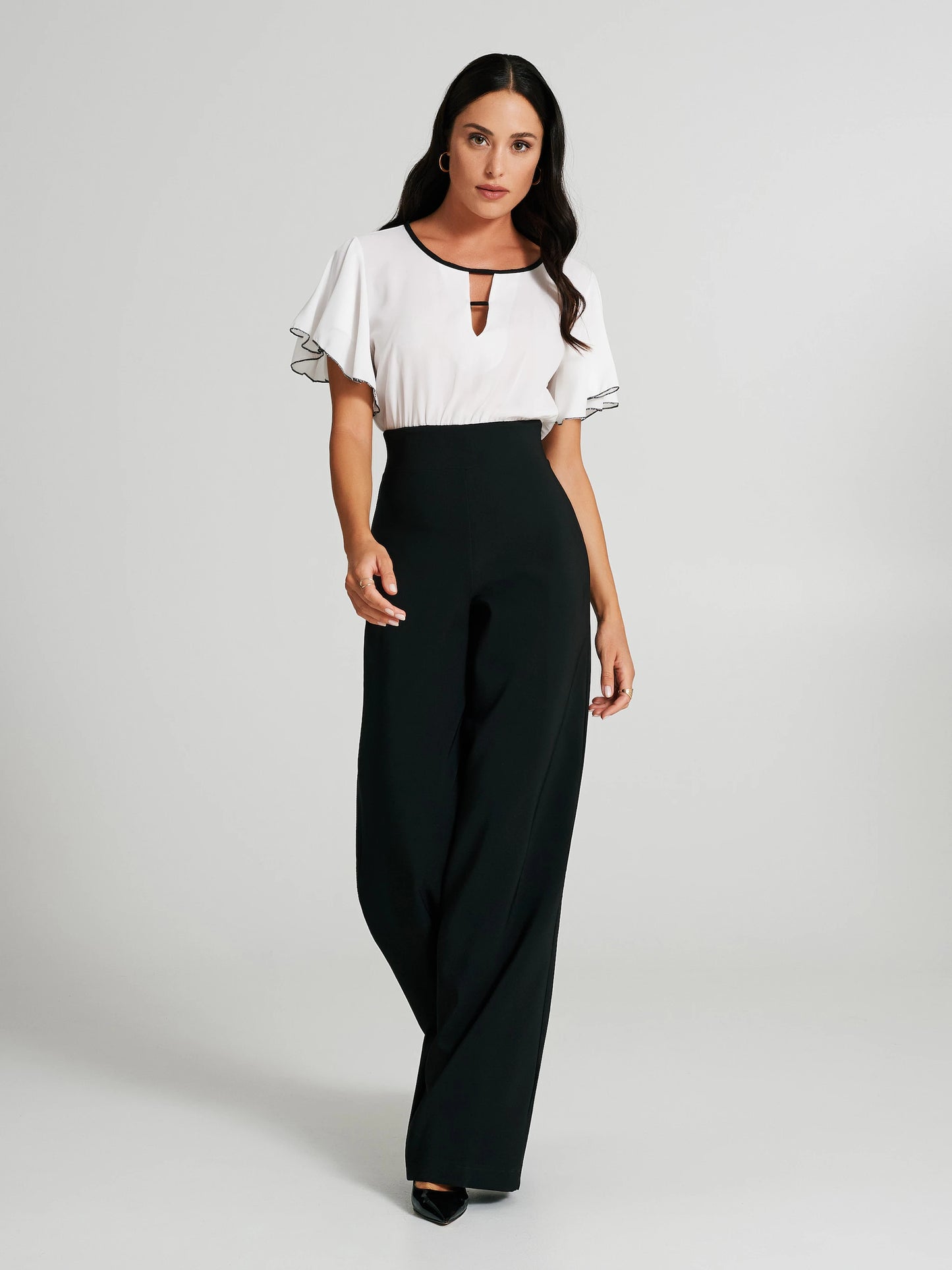 Two-toned palazzo jumpsuit