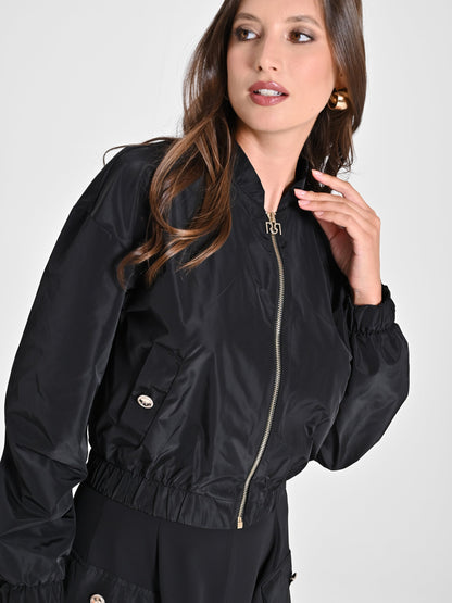 Taffeta Bomber Jacket