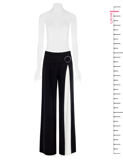 Pantalon large asymétrique