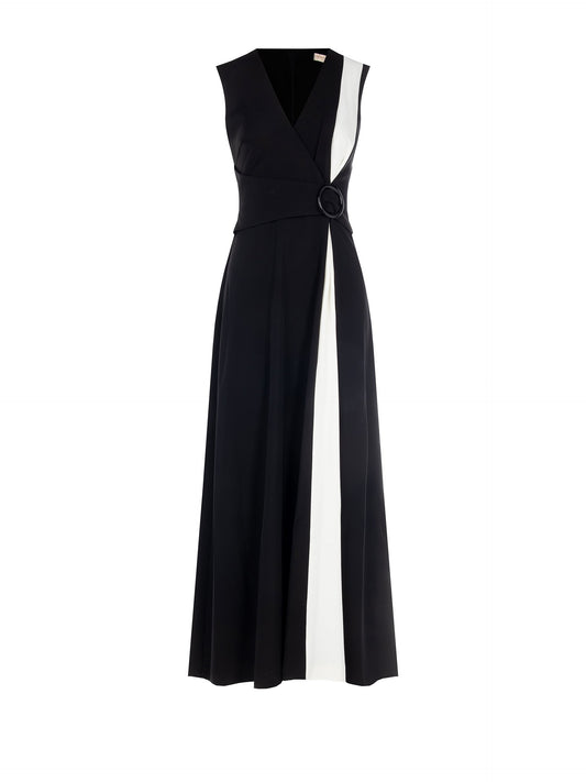 Robe longue asymétrique