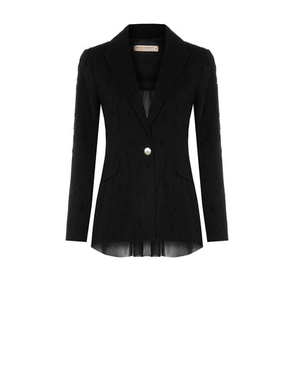 Back Sheered Blazer