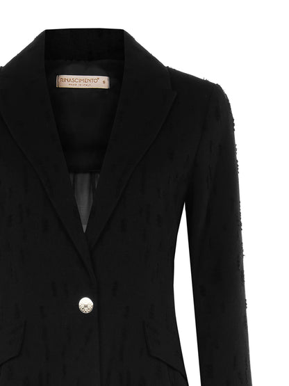 Back Sheered Blazer