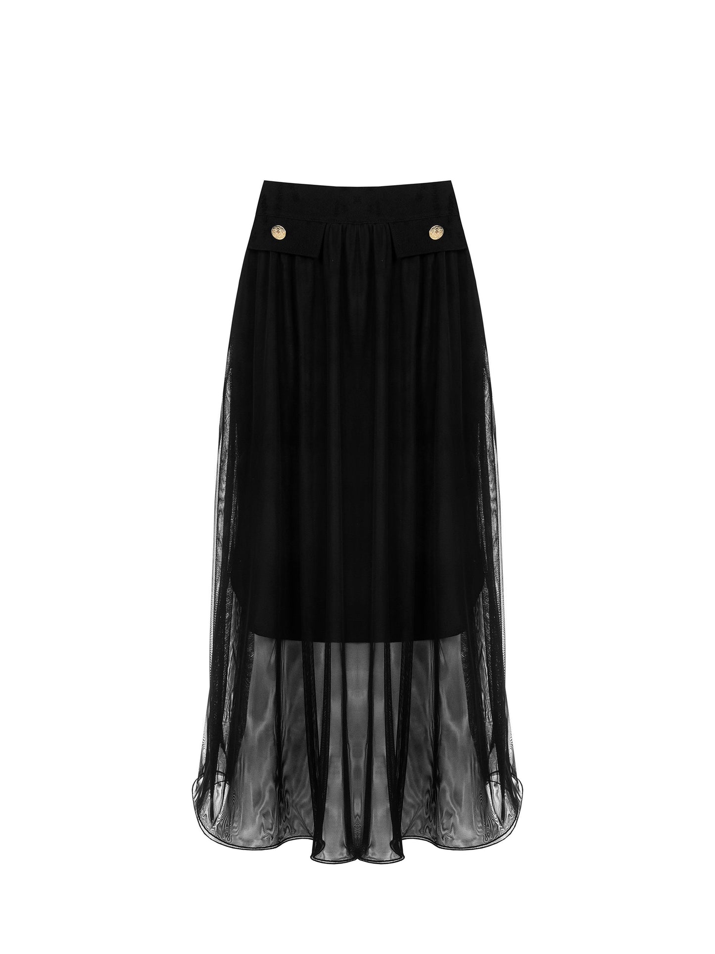 Sheered Midi Skirt