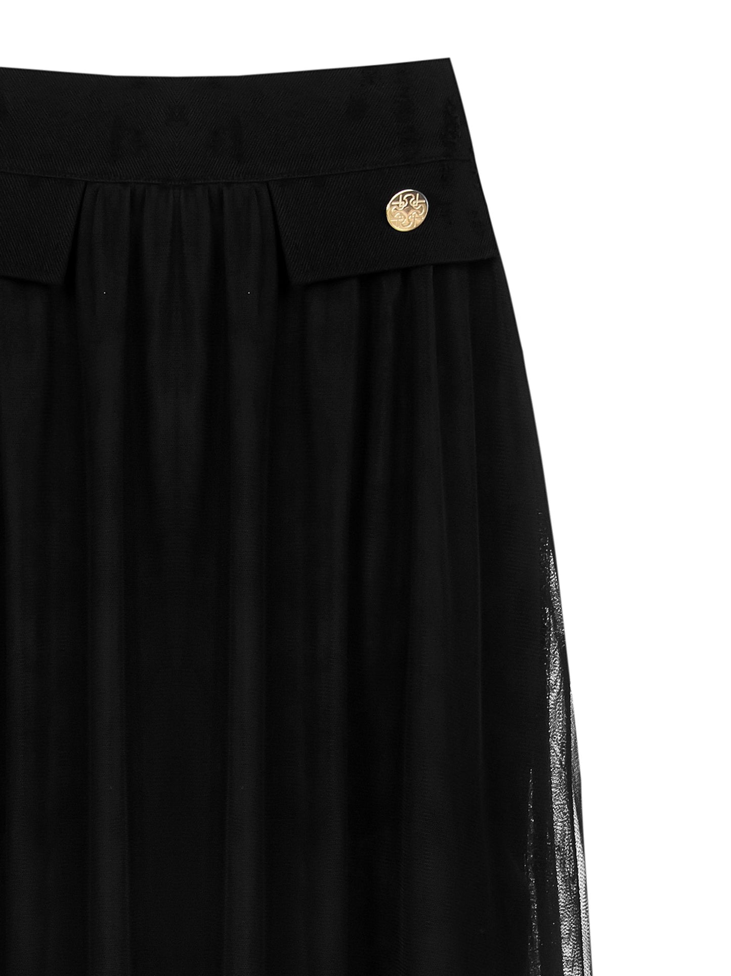 Sheered Midi Skirt